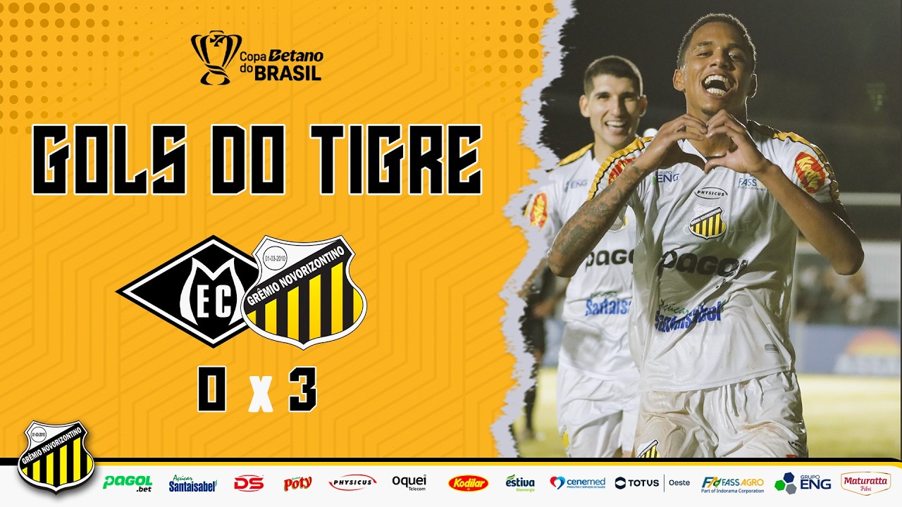 🟨⬛️ Gols da vitória do Tigre do Vale contra o Mixto em Cuiabá 
