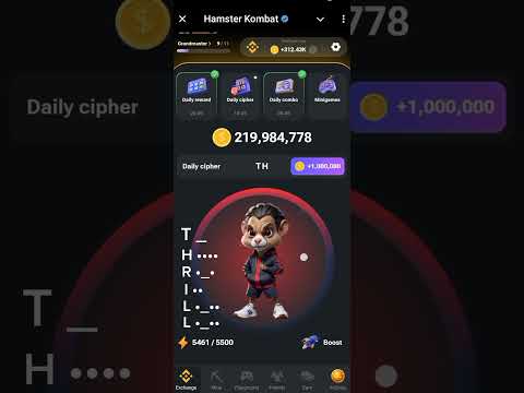 11 September Daily Cipher Code | Hamster Daily Cipher Code