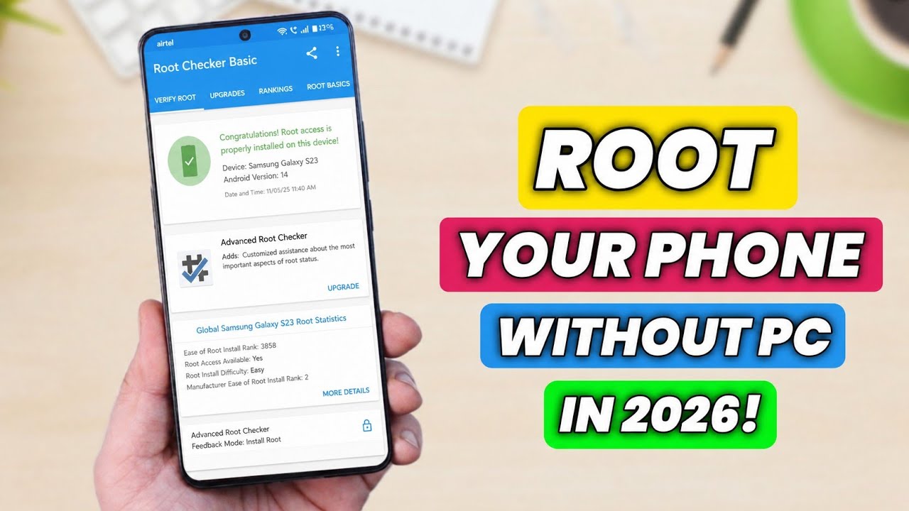 Root Any Phone In 2026 | How To Root Any Android Phone | One Click Root | Root Android