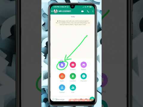 How to send photos as document in WhatsApp | Whatsapp par document photo or video kaise send karen