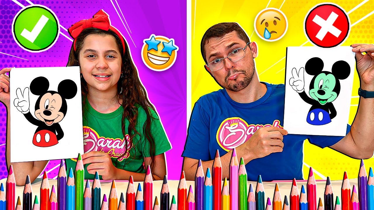 Transforme Seus Desenhos da Disney com Apenas 3 Cores 🎨