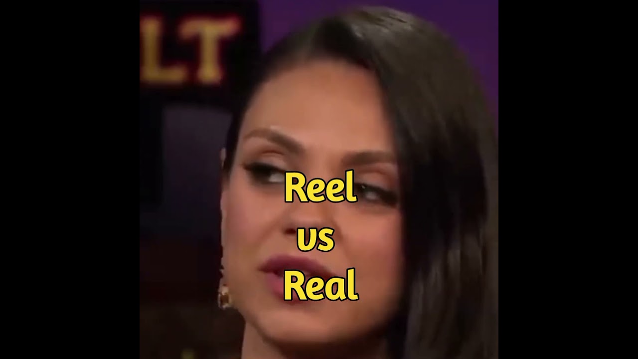 Mila Kunis & Ashton Kutcher: Real vs Movie 🎬