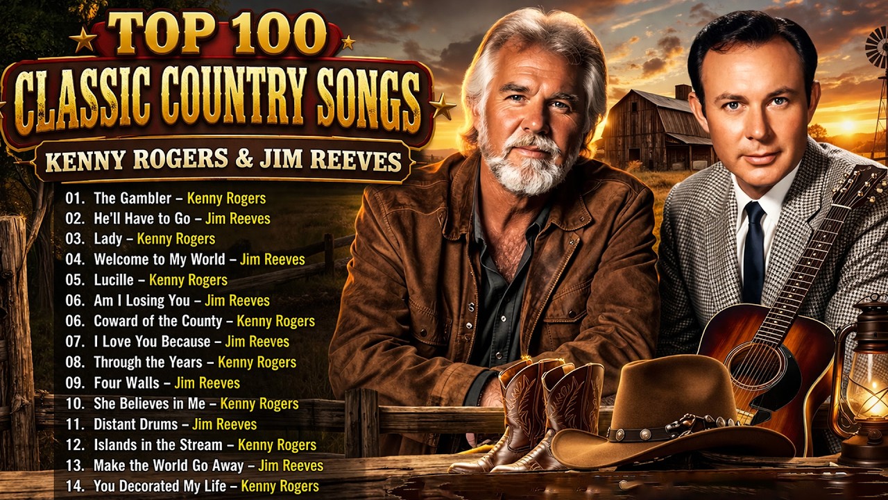 Kenny Rogers & Jim Reeves Greatest Hits 🎶