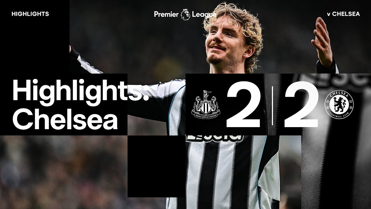 Newcastle 2-2 Chelsea | Premier League Highlights ⚽