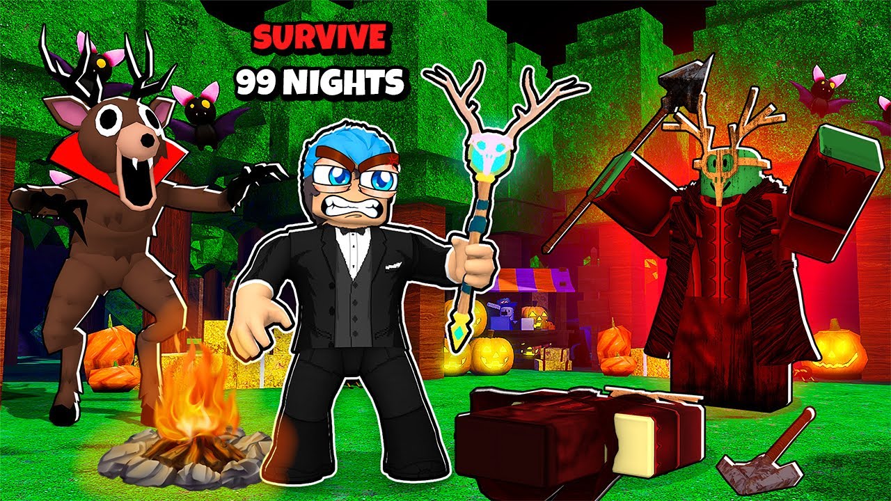 Survive 99 Nights in the Forest 🌲 | Roblox Horror Adventure