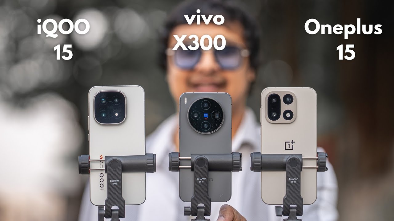 vivo X300 vs OnePlus 15 vs iQOO 15 | Camera Comparision