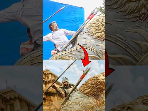 Baahubali 2 Movie Behind the Scenes | Bahubali 2 Movie Shooting #bahubali2 #ytshorts #Shorts