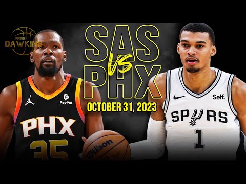 San Antonio Spurs vs Phoenix Suns Full Game Highlights | October 31, 2023 | FreeDawkins