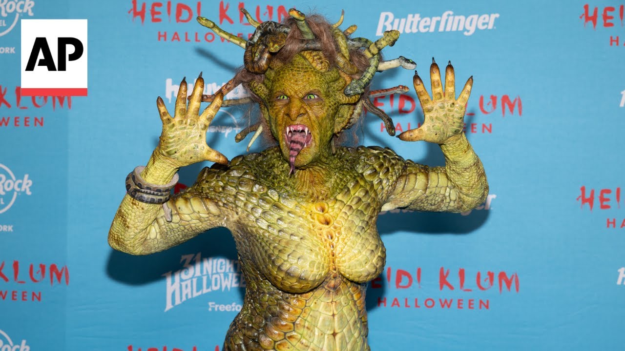 Heidi Klum Stunningly Transforms into Medusa for Halloween 🐍