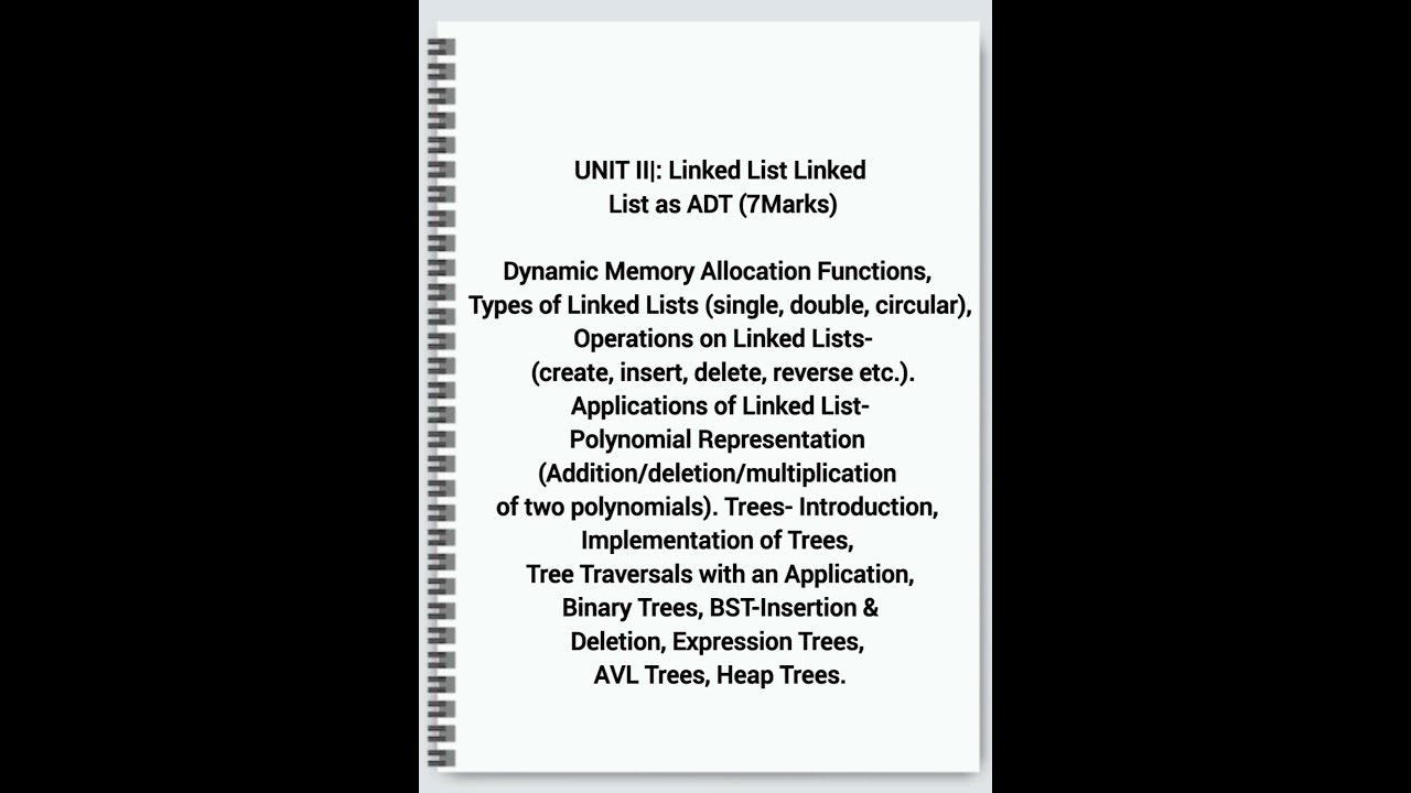 Electronics & Telecommunication Engineering 2nd Year Syllabus: Data Structures & Algorithms π