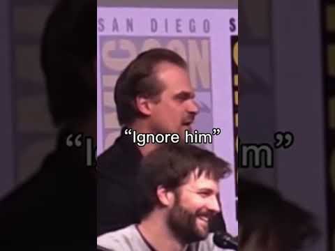 Joe Keery and David Harbour dont mess around