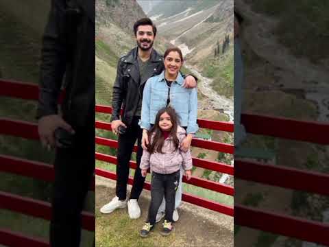 Junaid Jamshed niazi vacationing with wife #shajianiazi and daughter #ytshorts #actorslife #shorts