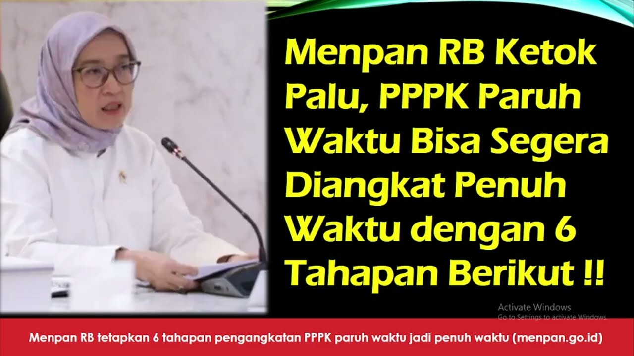 PPPK Paruh Waktu Bisa Diangkat Penuh Waktu 🔄