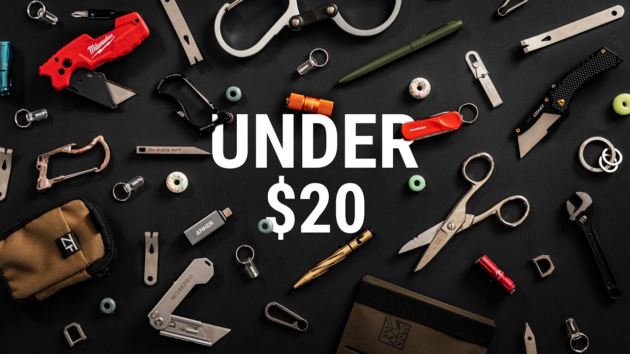 25 Top 25 Budget EDC Tools Under $20 for 2024 🛠️