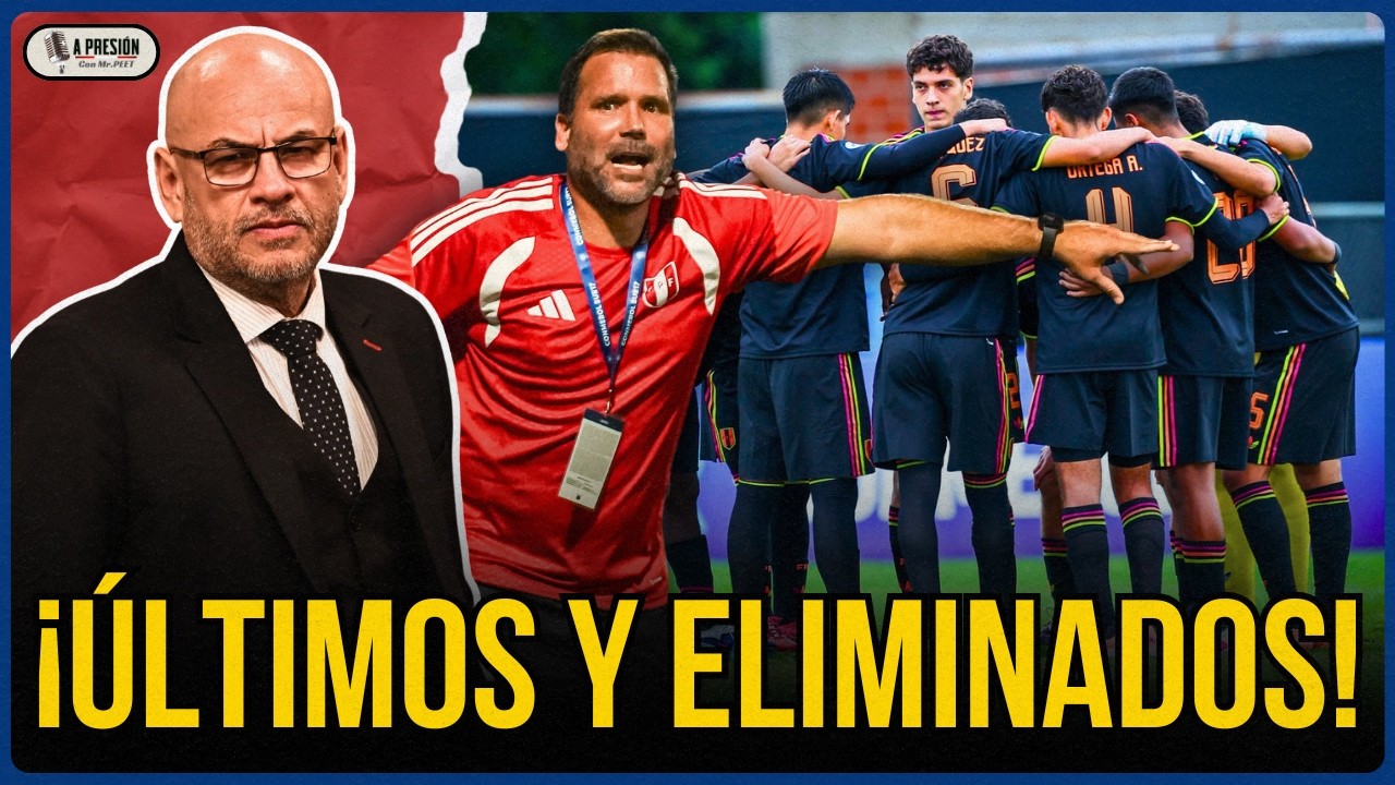 Perú Sub 17 sin puntos en la competencia ⚽