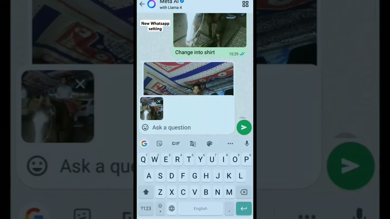 WhatsApp New AI Photo Editing & Background Change ๐ธ