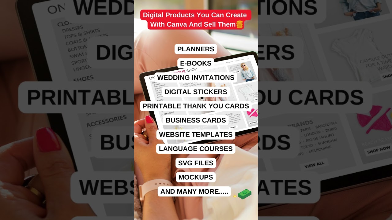 Create & Sell Digital Products with Canva 🖥️