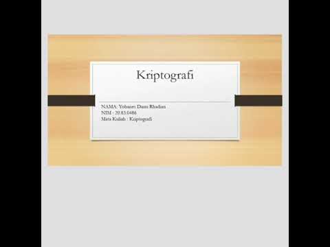 VIGENERE CIPHER KRIPTOGRAFI | MOD 26