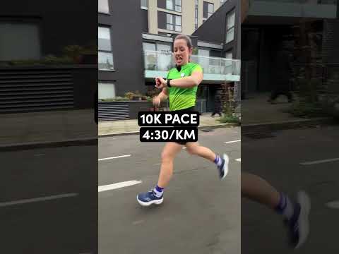 Paces In Real Time! #runningadvice