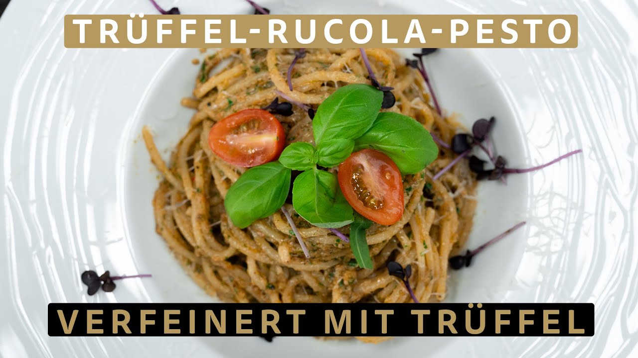Selbstgemachtes Trüffel-Pesto mit Rucola – Schnell & Einfach 🍝