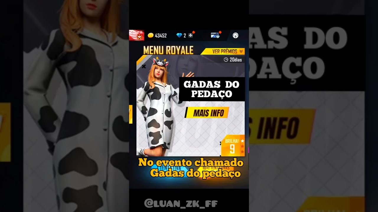 As Raras das Roupas no Free Fire - Parte 14 ✨