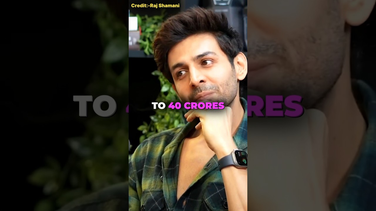 Kartik Aaryan Charges ₹40 Crore Per Movie 🎬