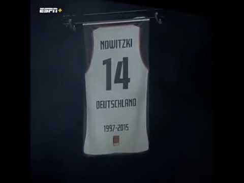 Dirk Nowitzki's Jersey Retired by Germany 🇩🇪