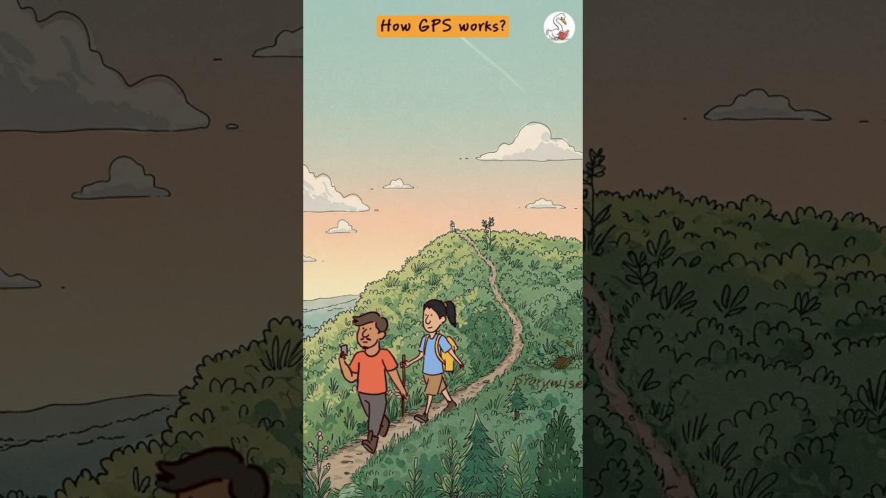 How GPS works? #physics #gps #satellites #storywise #jee #neet #educational #coordinategeometry