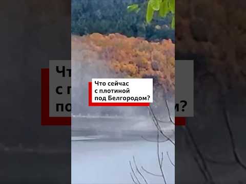 Что сейчас происходит с плотиной в Белгородской области?