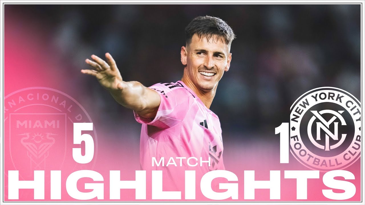 Inter Miami 5-1 NYC FC | Allende's Hat Trick! ⚽