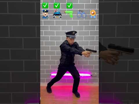 LNS - Anh Cảnh Sát dễ thương 🚔🔫👮🏻♀️ Good police dance cover #shorts