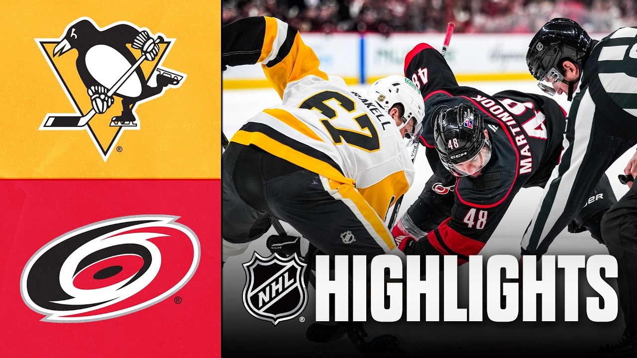 Penguins vs. Hurricanes | NHL Highlights | March 10, 2026