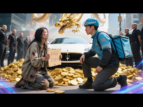 repartidor le dio 100 dólares a una mujer sin hogar... ¡Ella le dio decenas de millones y su cuerpo!