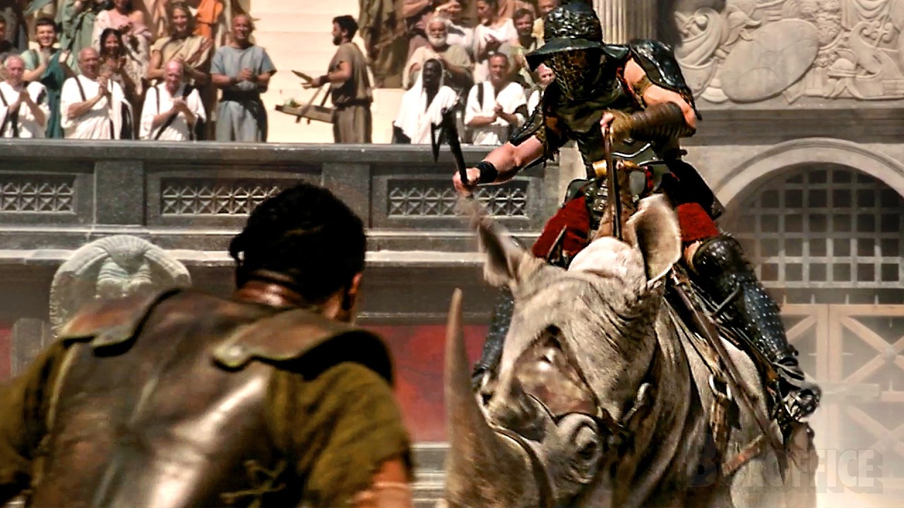 Epic Fight Scenes in Gladiator 2 in Stunning 4K 🎬