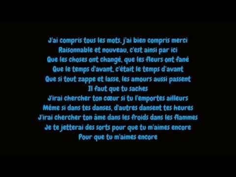 Celine Dion - Pour que tu m'aimes encore (Lyrics/Paroles HD)