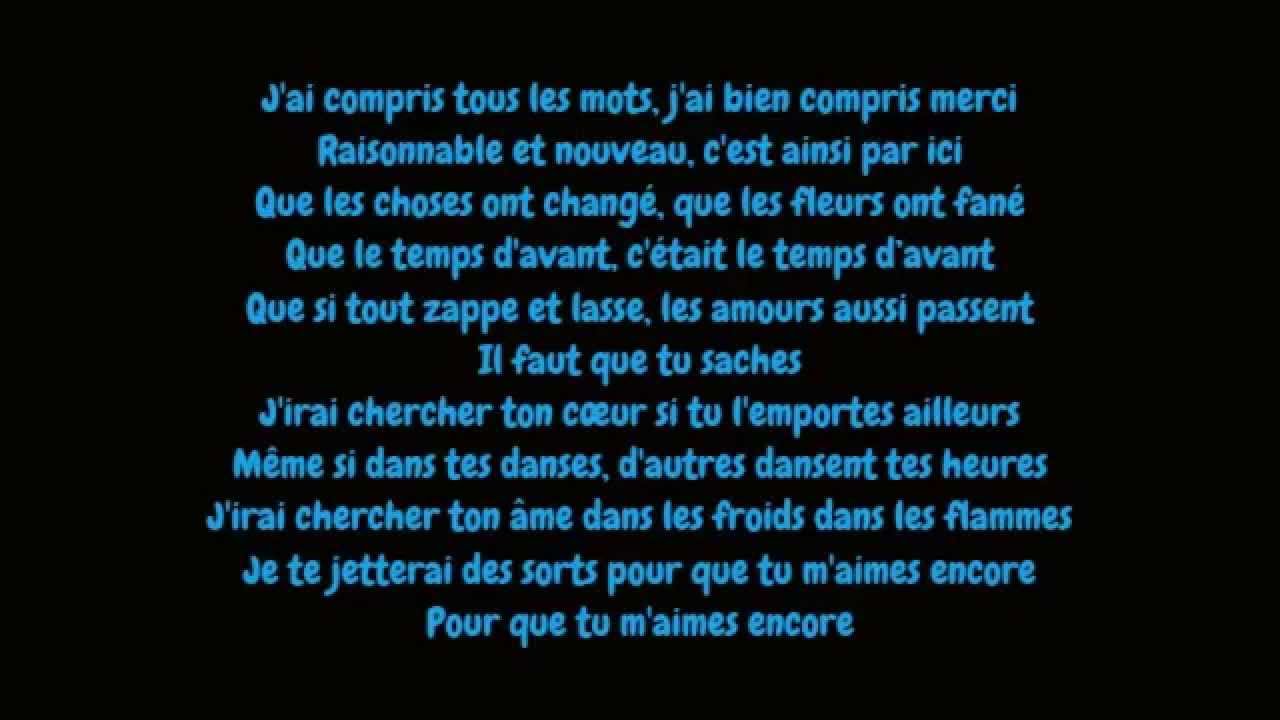 Céline Dion - Pour que tu m'aimes encore (HD Lyrics)