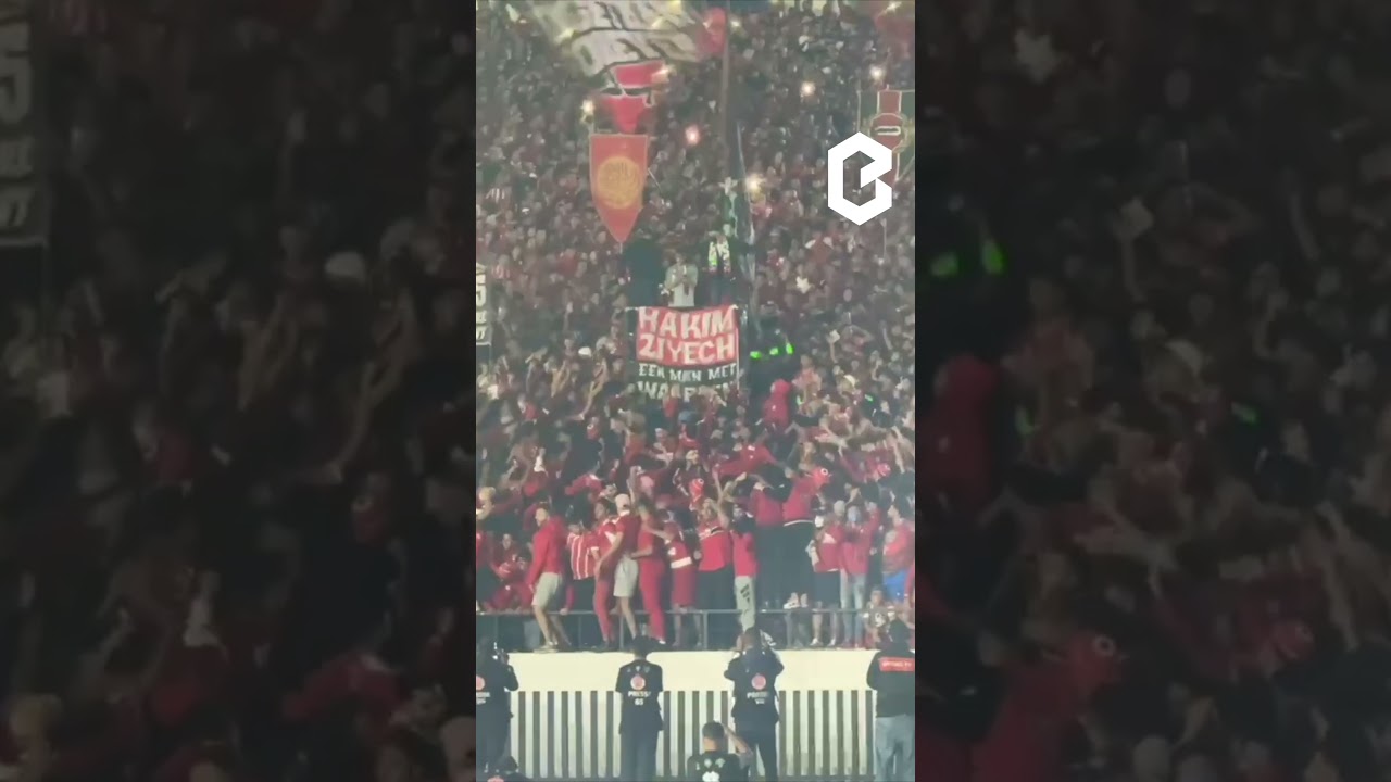 Hakim Ziyech accueilli en héros par les supporters du Wydad AC 🎉