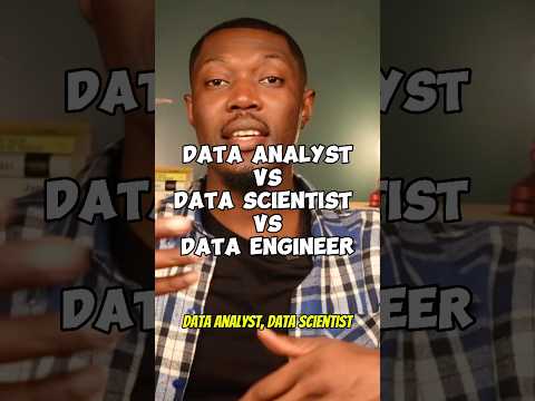 What’s the difference between a Data Analyst, a Data Scientist and a Data Engineer? #coding #tech