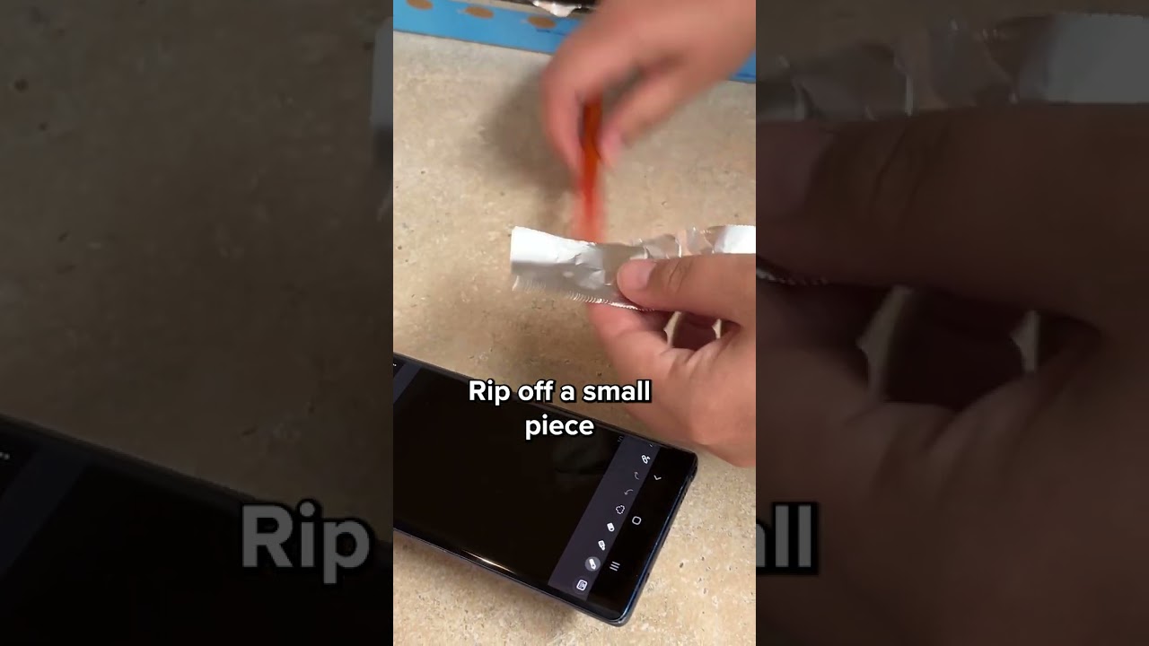 DIY Phone Stylus Using Aluminum Foil ✨