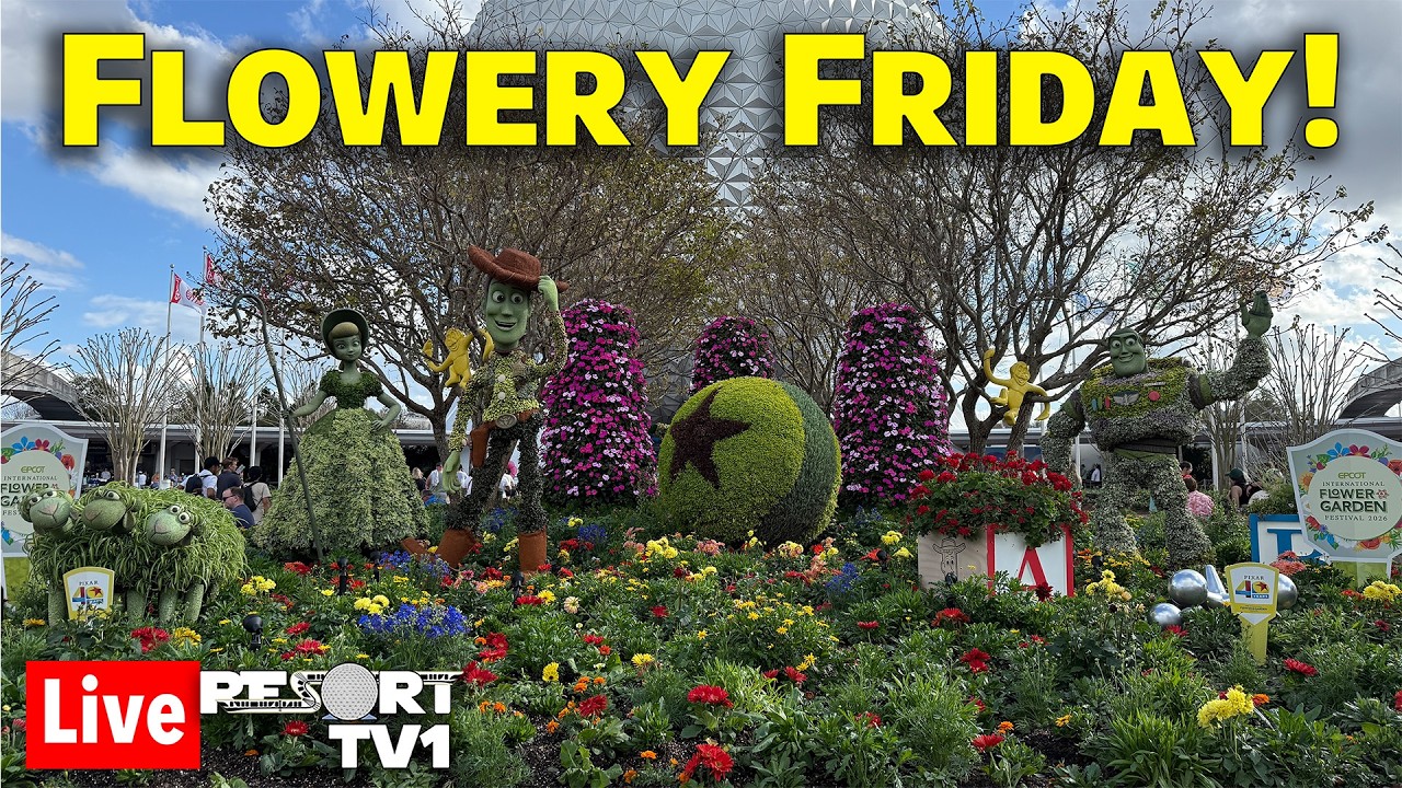 Flowery Friday at Epcot Flower & Garden Festival 🌸