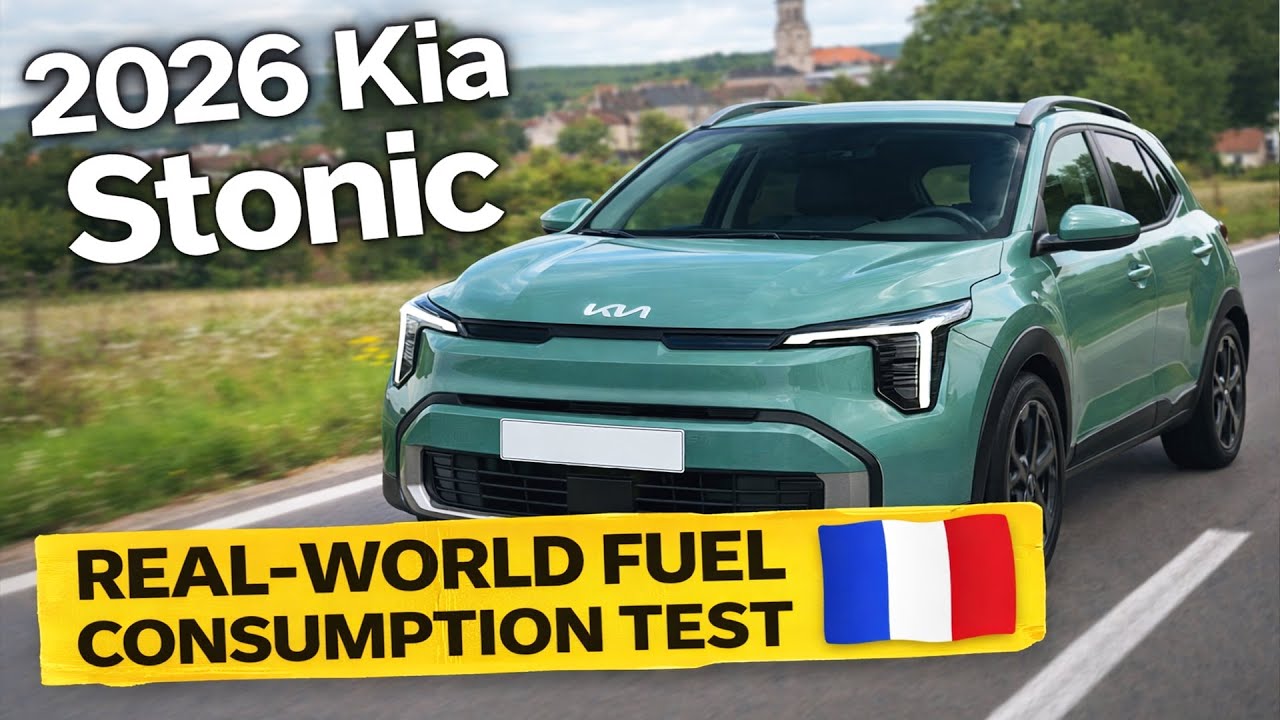 Driving the 2026 Kia Stonic Real-world French consumption test