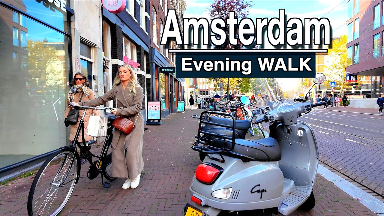Amsterdam Fall Evening Walk at 5pm π