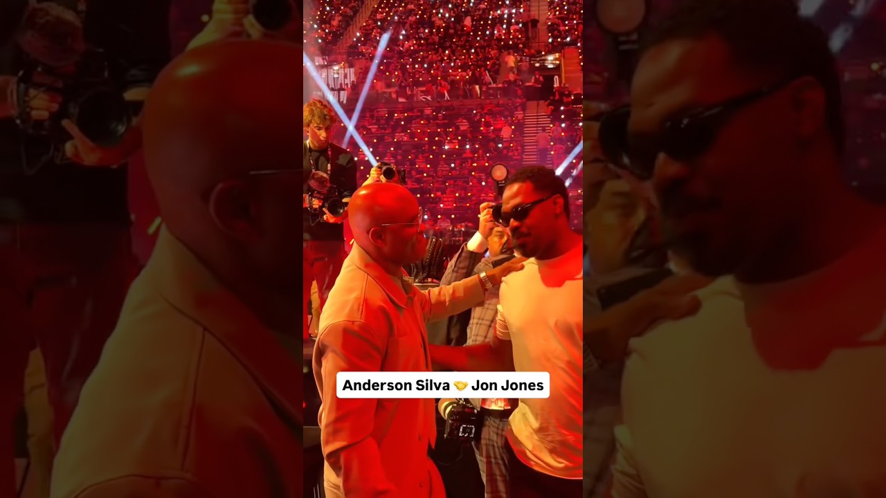 Jon Jones Meets Silva & Paul, Ngannou Calls Him Out in LA