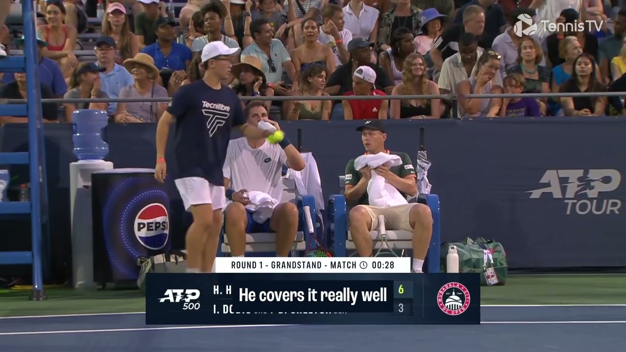 Heliovaara Gets Mic'd Up in Historic ATP Washington Match 🎙️