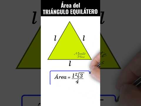🥇Área de un Triángulo Equilátero en función del lado✌🏼