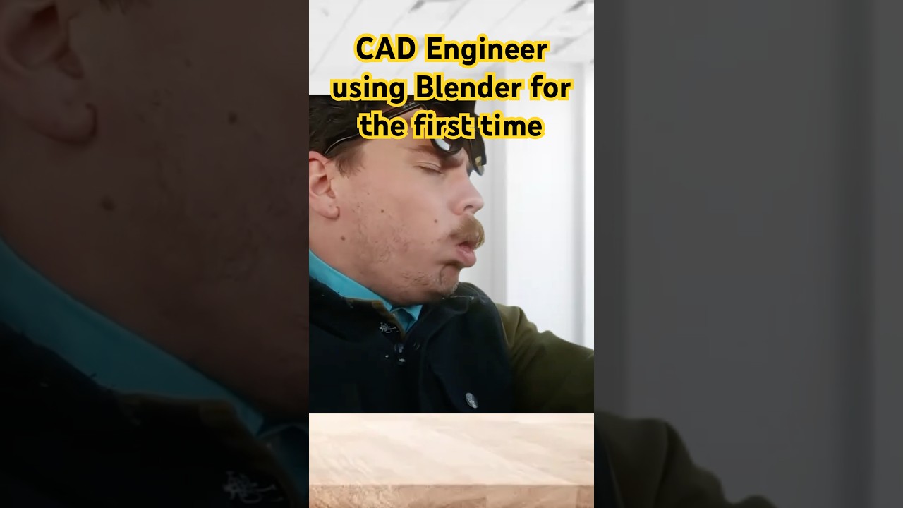 First Time Using Blender as a CAD Engineer: My Humorous 3D Modeling Journey 🚀
