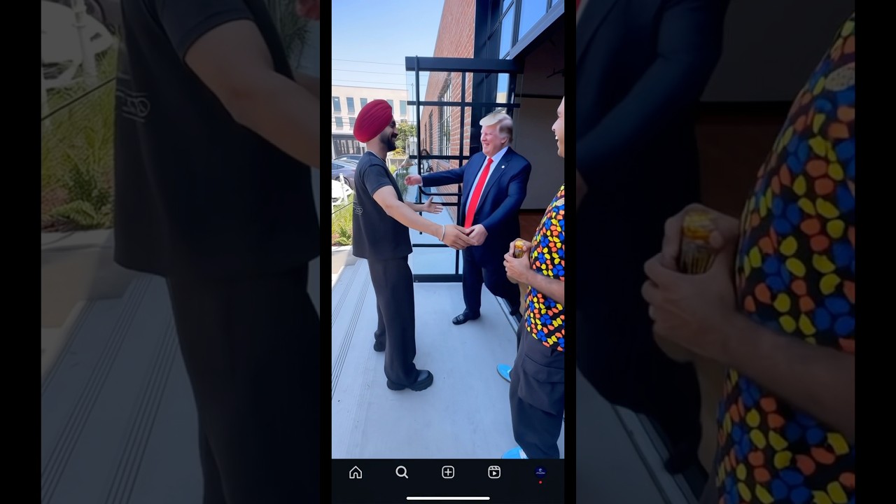 Diljit Dosanjh Meets Donald Trump 🤝