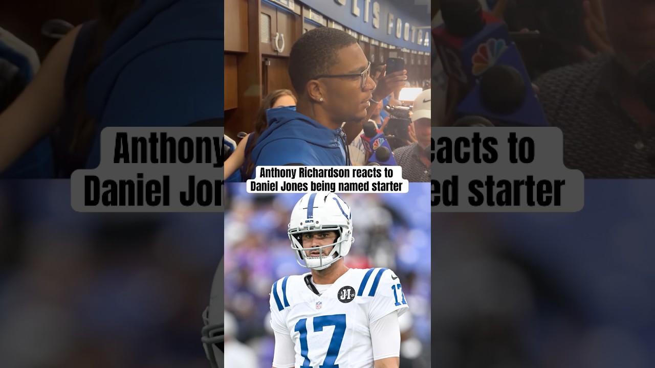 Anthony Richardson Reacts to Daniel Jones as Colts' New Starting QB 🏈
