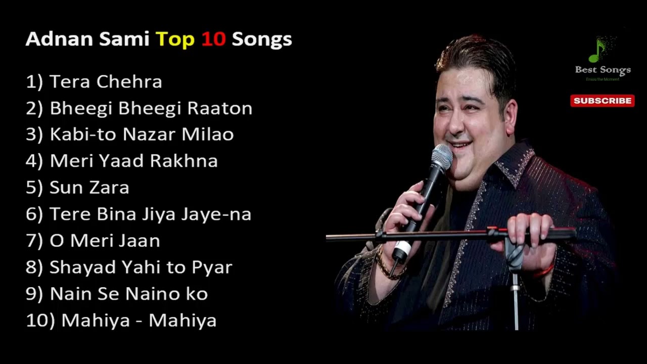 Top 10 Adnan Sami Hit Songs You Can't Miss 🎶