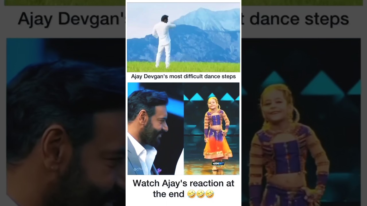 Ajay Devgan's Surprise Dance Moves on India’s Got Talent! 🎬